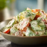 Creamy Cucumber and Carrot Salad for Easy Work Lunches