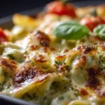 Creamy Pesto Chicken Pasta Bake | Easy Recipe