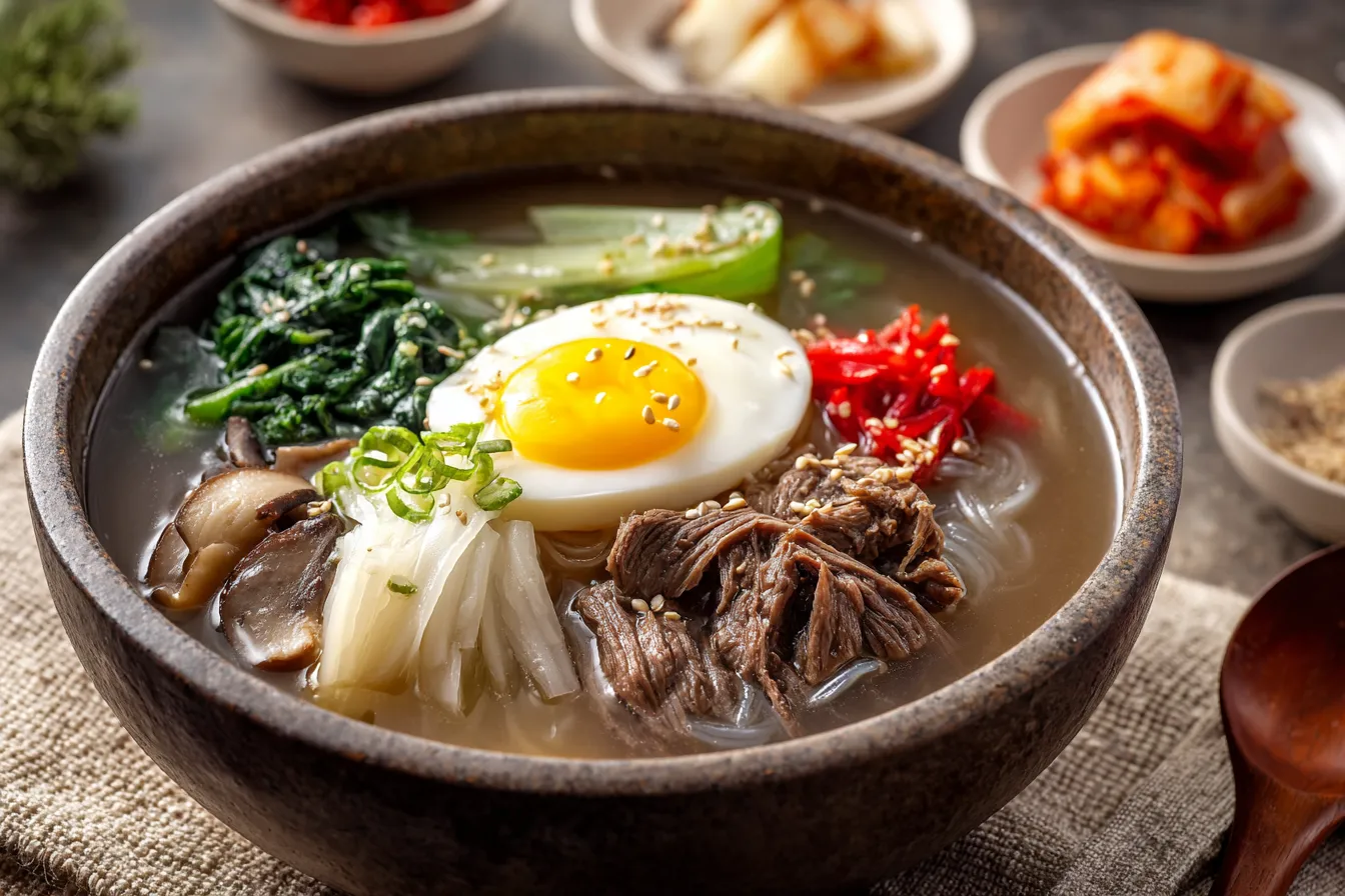 Savory Easy Korean Beef Soup for Cozy Rainy Day Dinners