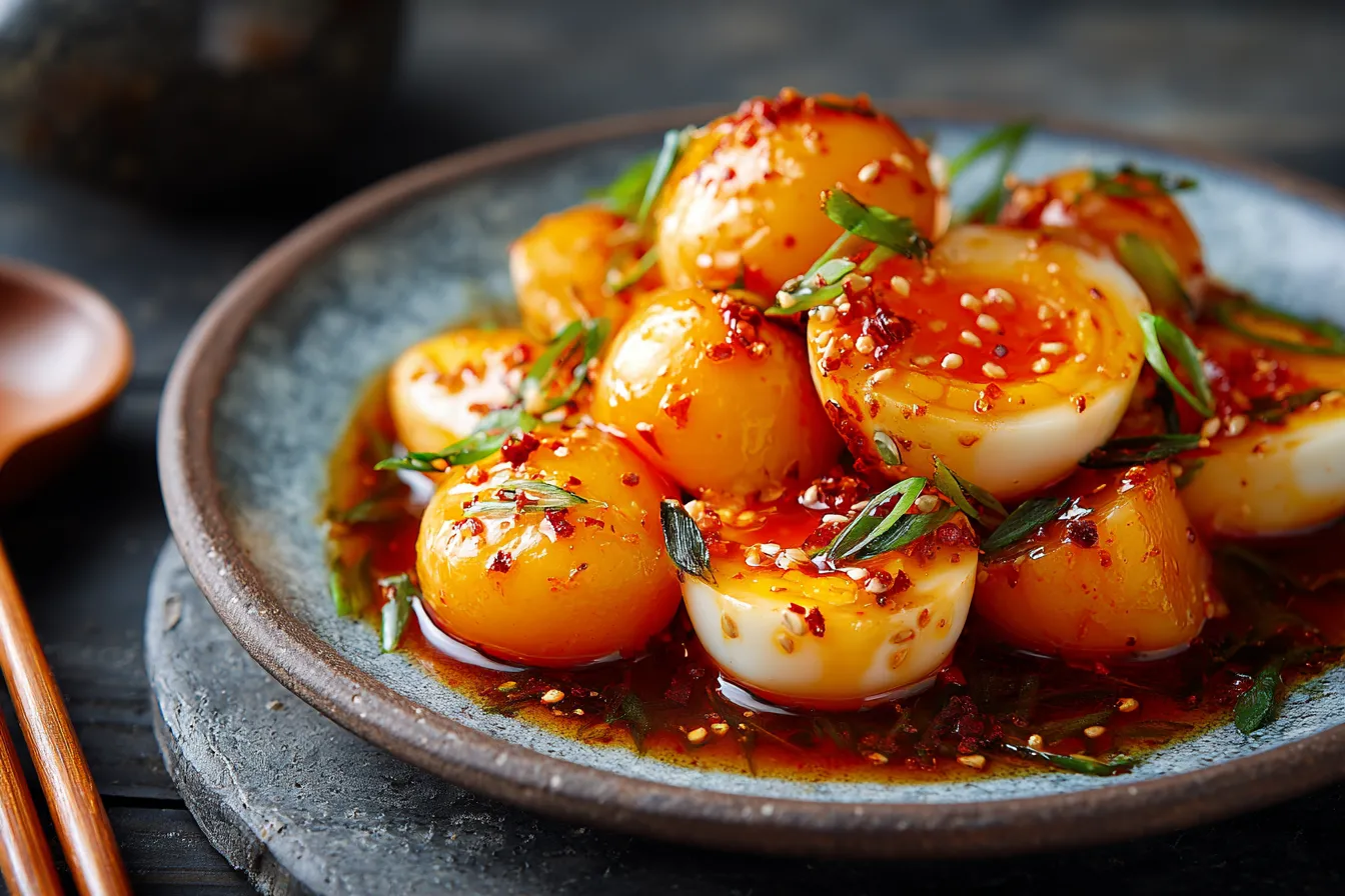 Delicious Easy Korean Marinated Eggs Recipe You Must Try!