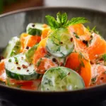 Everyday Creamy Cucumber Carrot Salad for Healthy Planning