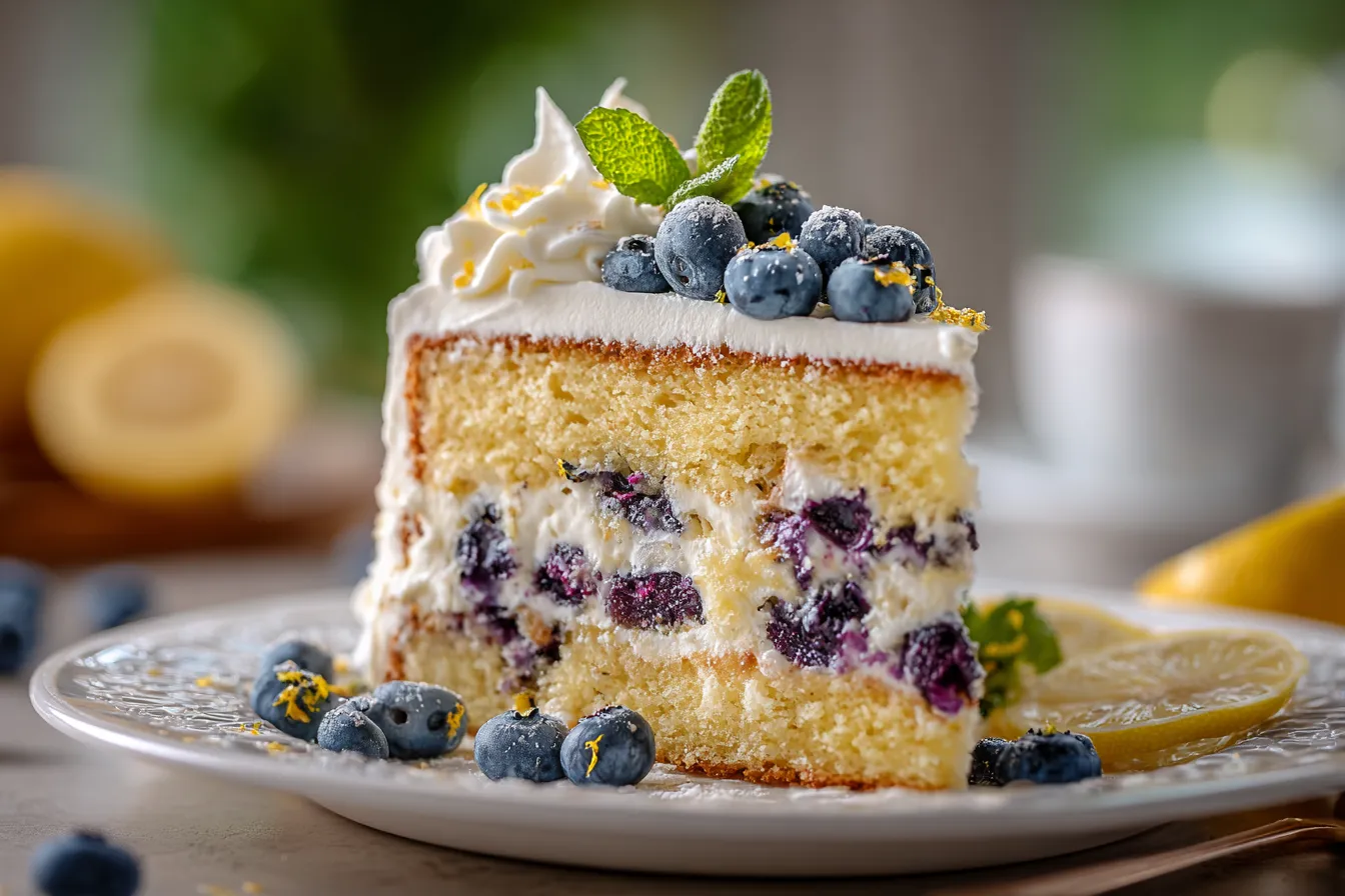 292 family style lemon blueberry cake for busy summer days 2 699790a5dafcb