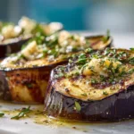 Garlic Herb Roasted Eggplant for Simple Meal Prep
