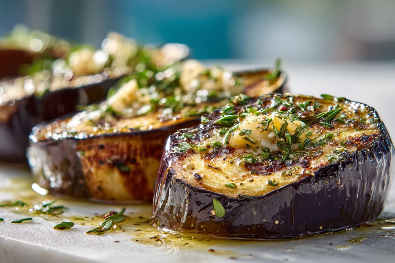 Powerful Garlic Herb Roasted Eggplant for Easy Meal Prep