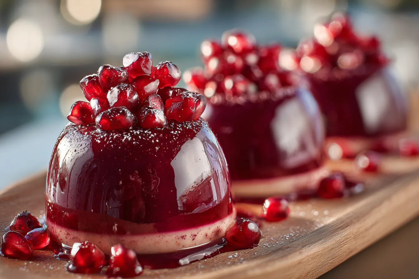 Ultimate Glossy Pomegranate Mousse Domes Recipe Unveiled!