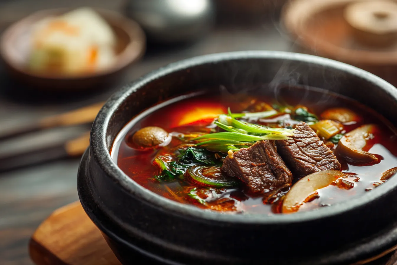 Hearty Korean Beef Soup: Ultimate Cozy Winter Dinner Delight