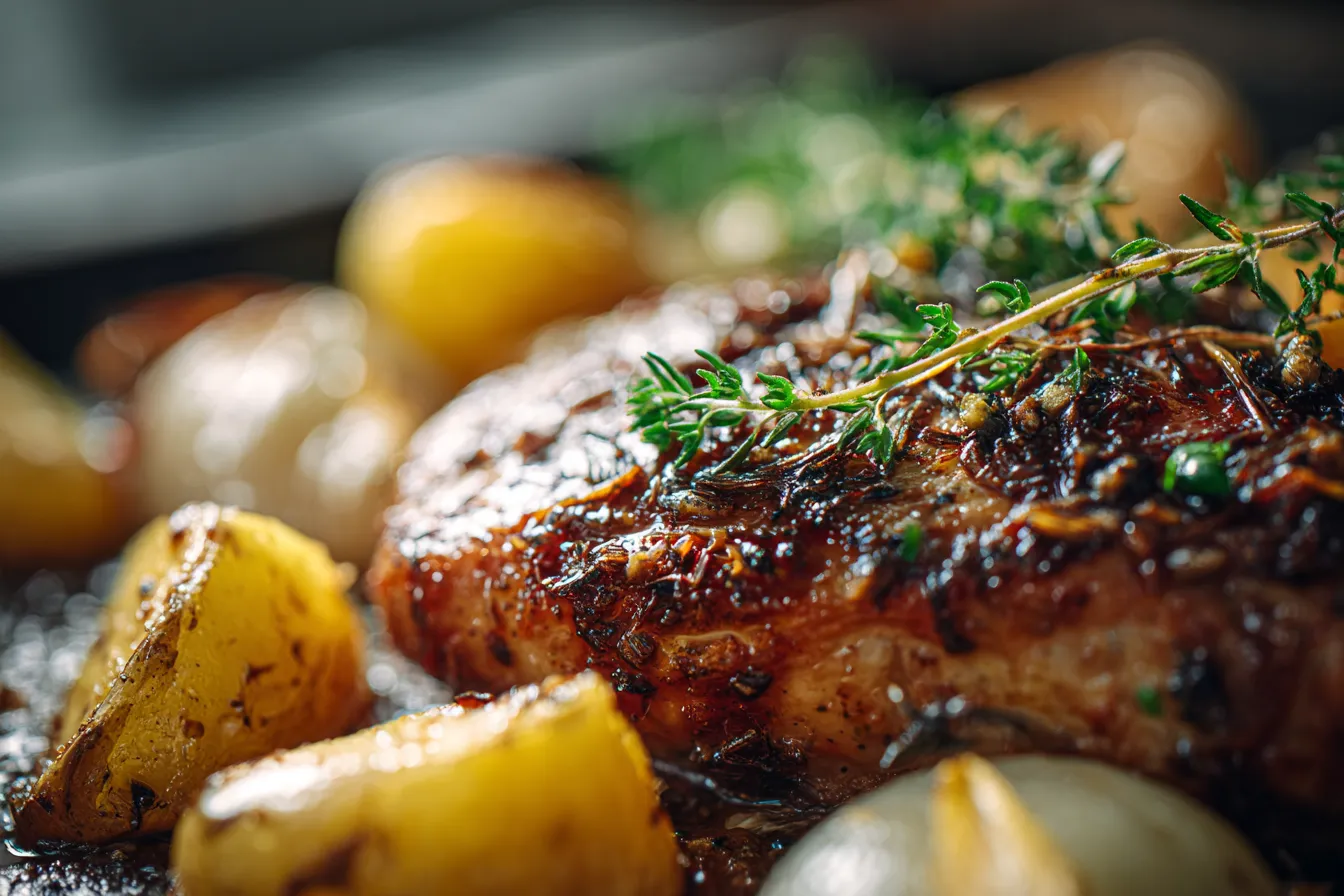 Quick & Flavorful Herby Lemon Balsamic Sheet Pan Chicken Recipe