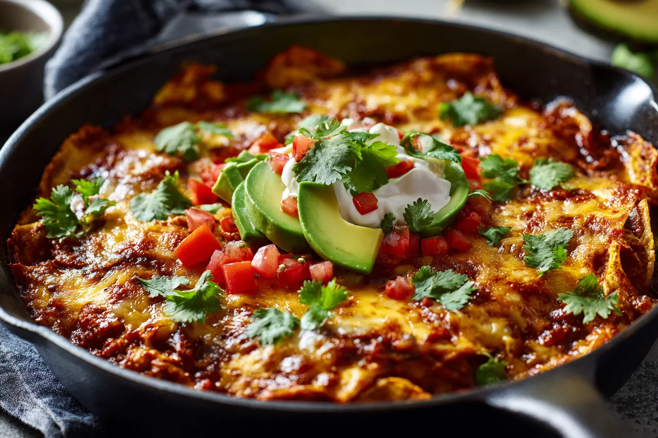 292 high protein enchilada skillet for simple meal prep 2 698a4162c6821