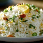 Lemon Coriander Soya Rice for Quick Weekday Lunches