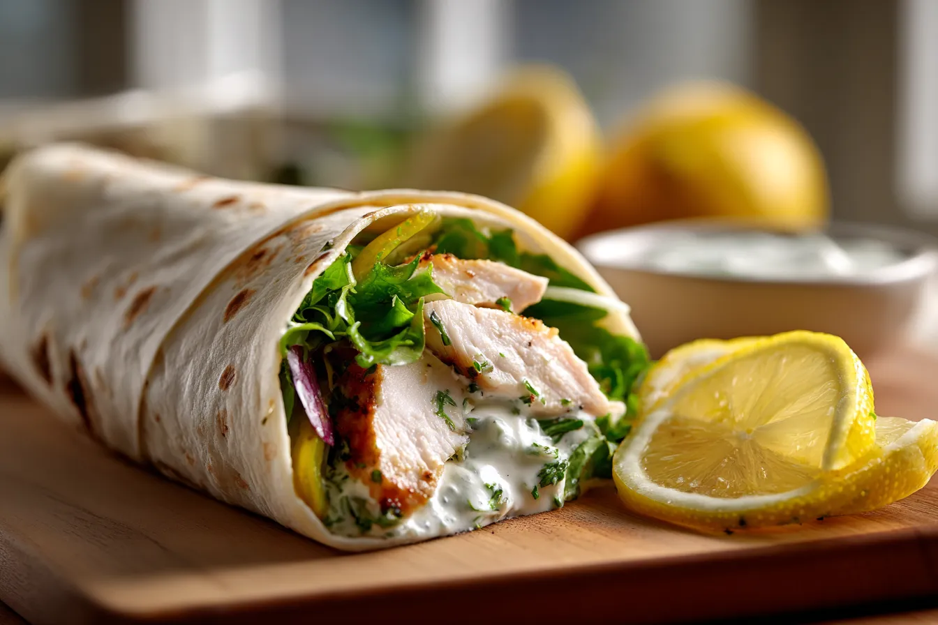 292 lemon herb chicken yogurt wrap perfect for make ahead work lunches 4 698661c3b14f4