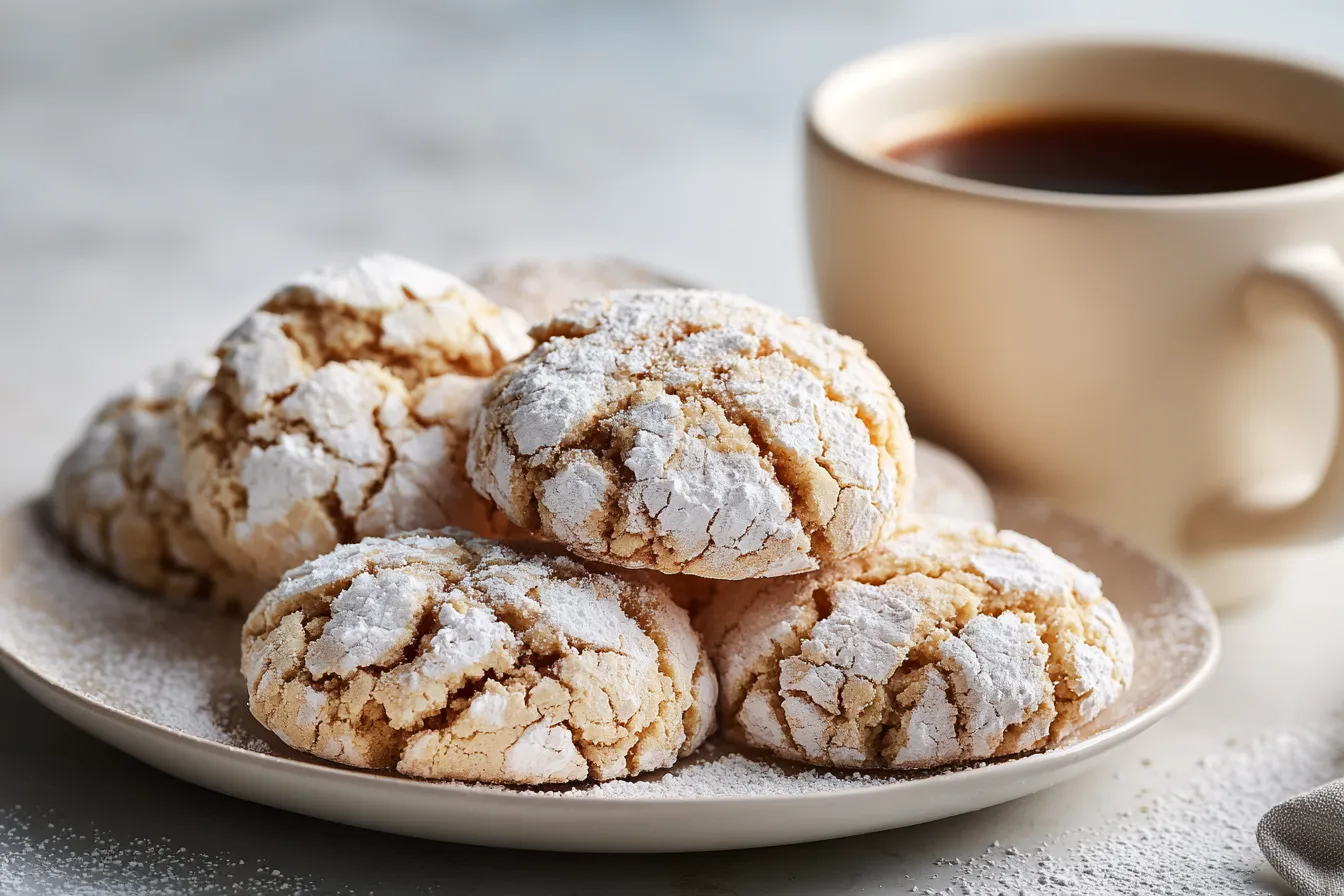 292 light almond crinkle cookies for seasonal desserts 3 699105a06c176