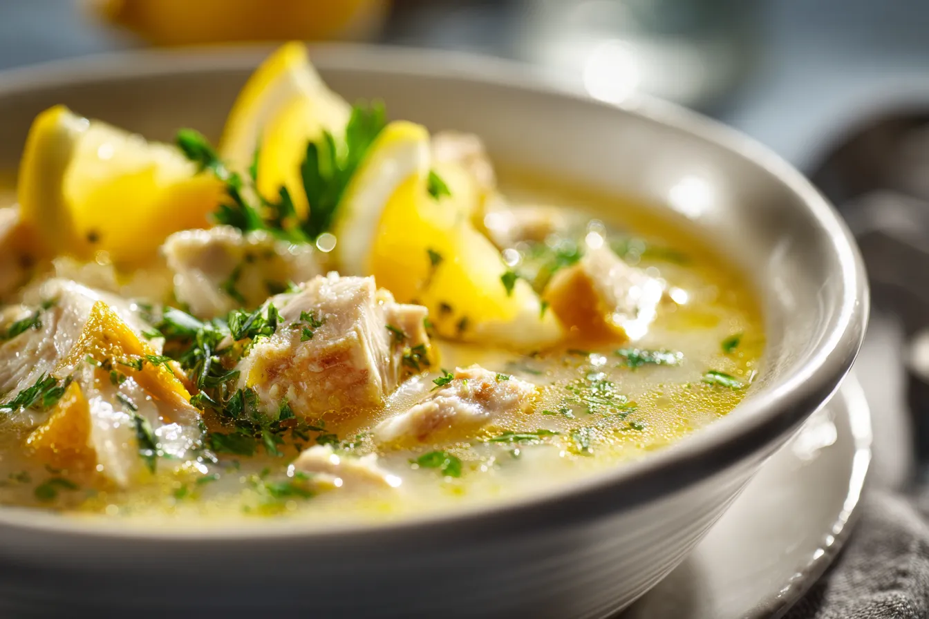 292 light lemon chicken soup with herbs for busy weeks 4 6991062d0d836