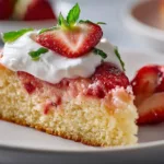 One-Bowl Strawberry Butter Cake for Make-Ahead Slices
