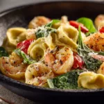 One-Pan Shrimp and Spinach Tortellini for Simple Meal Planning