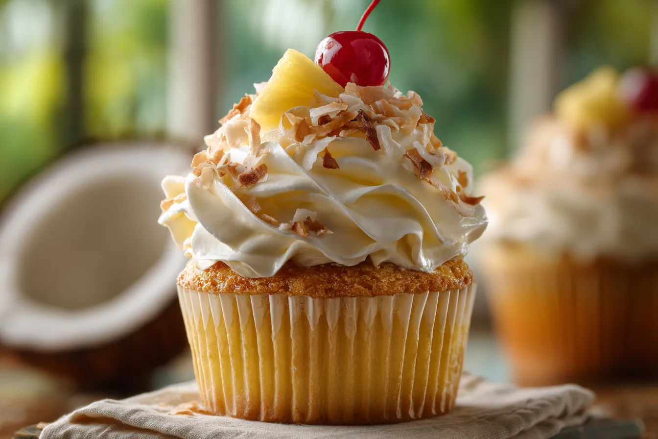 292 pina colada cupcakes 3 699ce6024c922