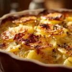 Scalloped Potatoes With Cheese | Creamy Cheesy Potato Bake