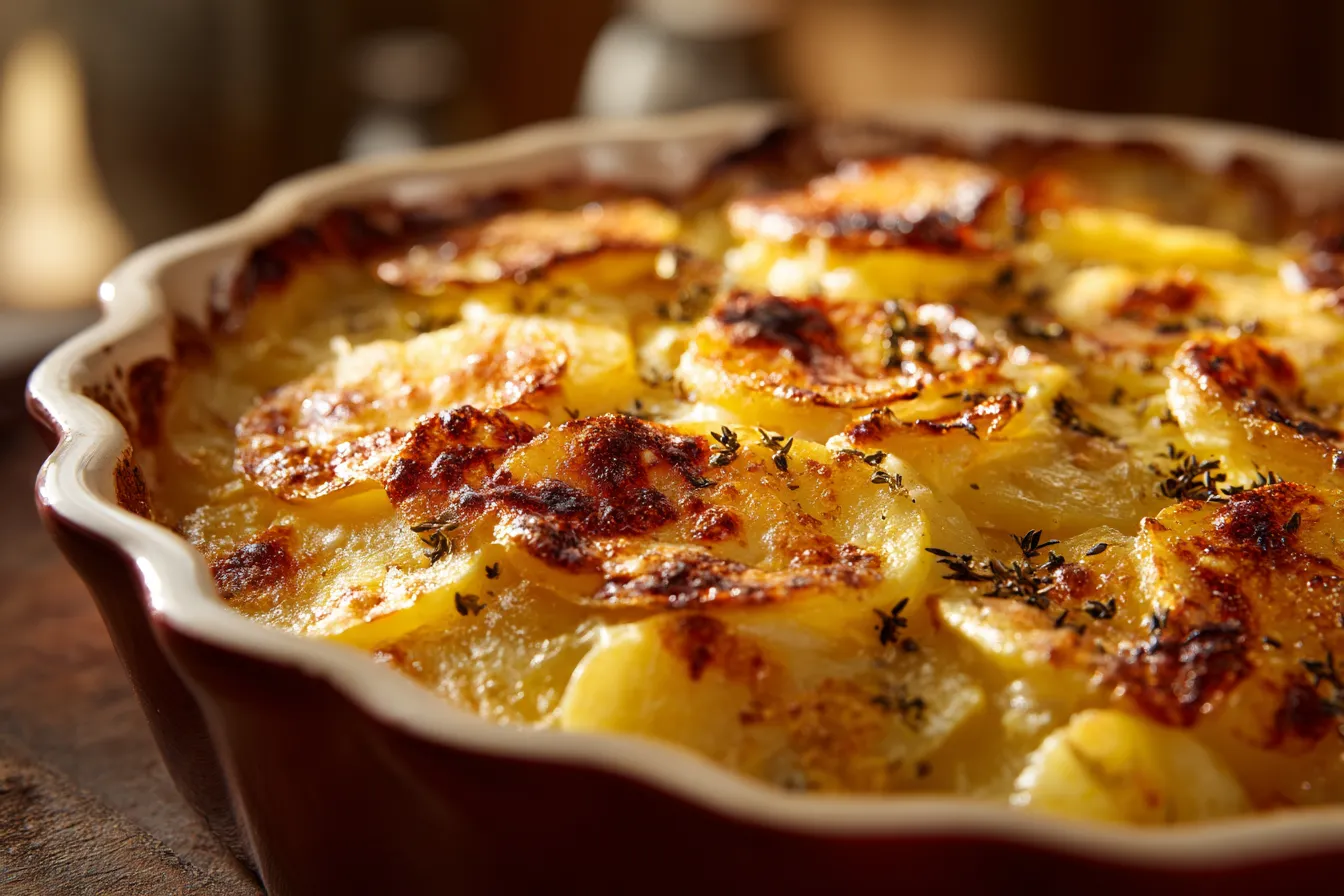 Irresistibly Creamy Scalloped Potatoes With Cheesy Perfection