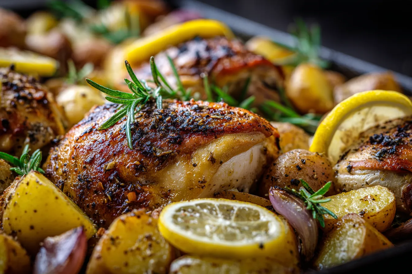 292 sheet pan lemon balsamic chicken and potatoes 4 69851e9f7ad5e