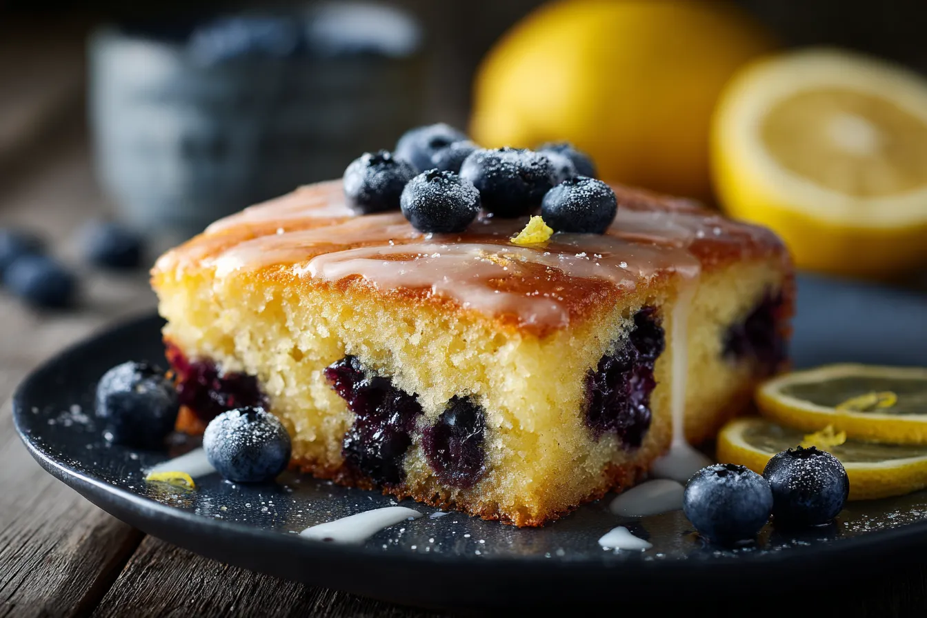 292 simple lemon blueberry sheet cake for crowd friendly baking 4 699a61378899c