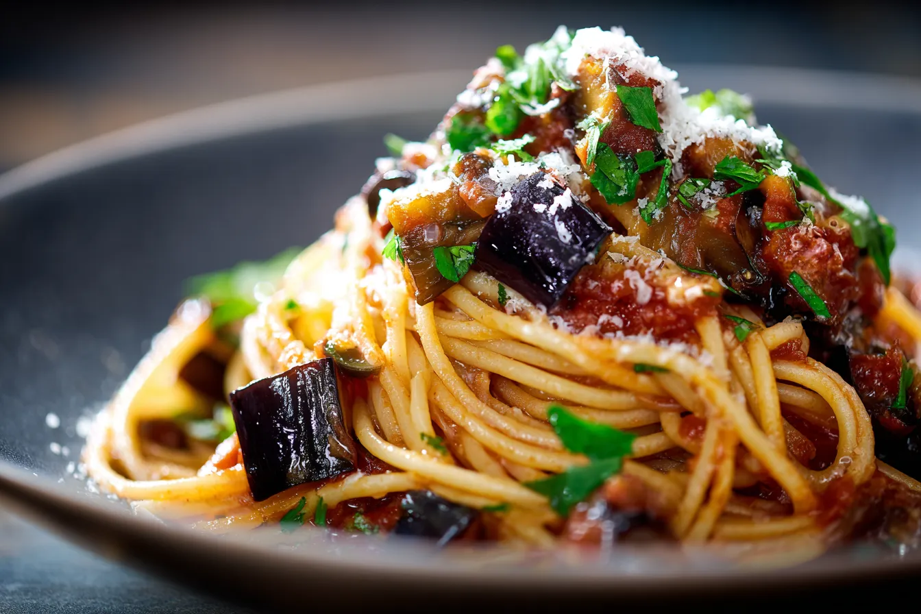 292 simple roasted eggplant pasta for meal prep nights 1 699f14003a575