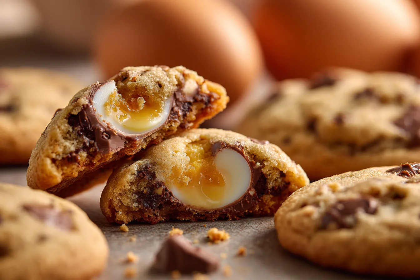 Irresistible Soft Cadbury Egg Cookies – Perfect Make-Ahead Treats