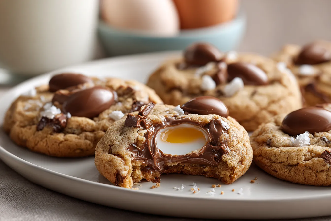 292 soft cadbury egg cookies for make ahead treats 2 69a03f46ed449