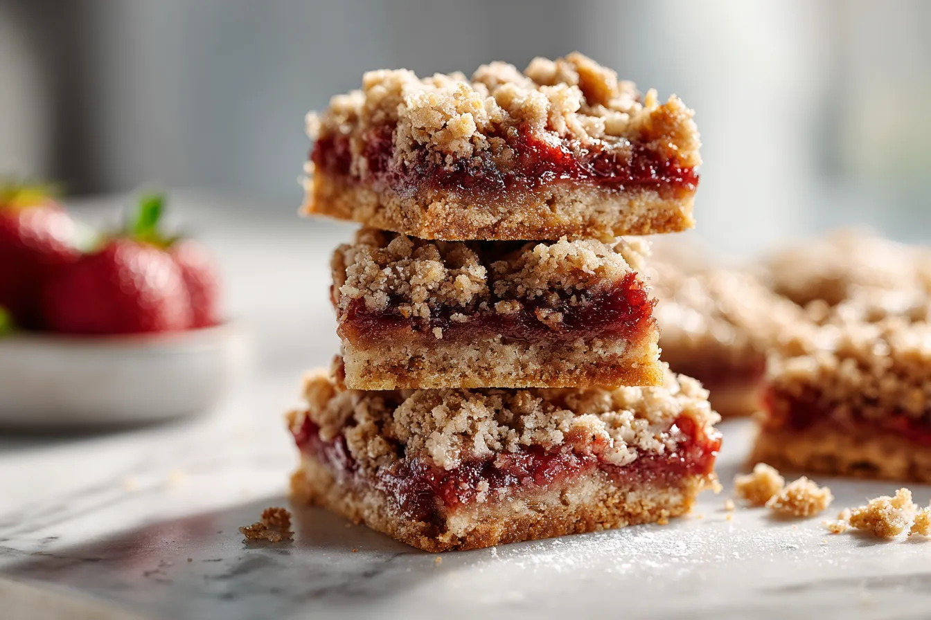 292 strawberry oatmeal crumble bars for easy weekly baking 4 698bc03c95534