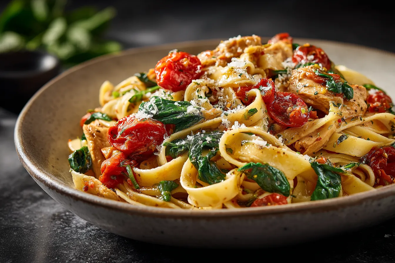 292 tomato spinach chicken pasta 2 699cea2f6d9f5