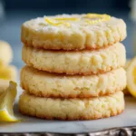 Vegan Lemon Shortbread Cookies for Make-Ahead Treats