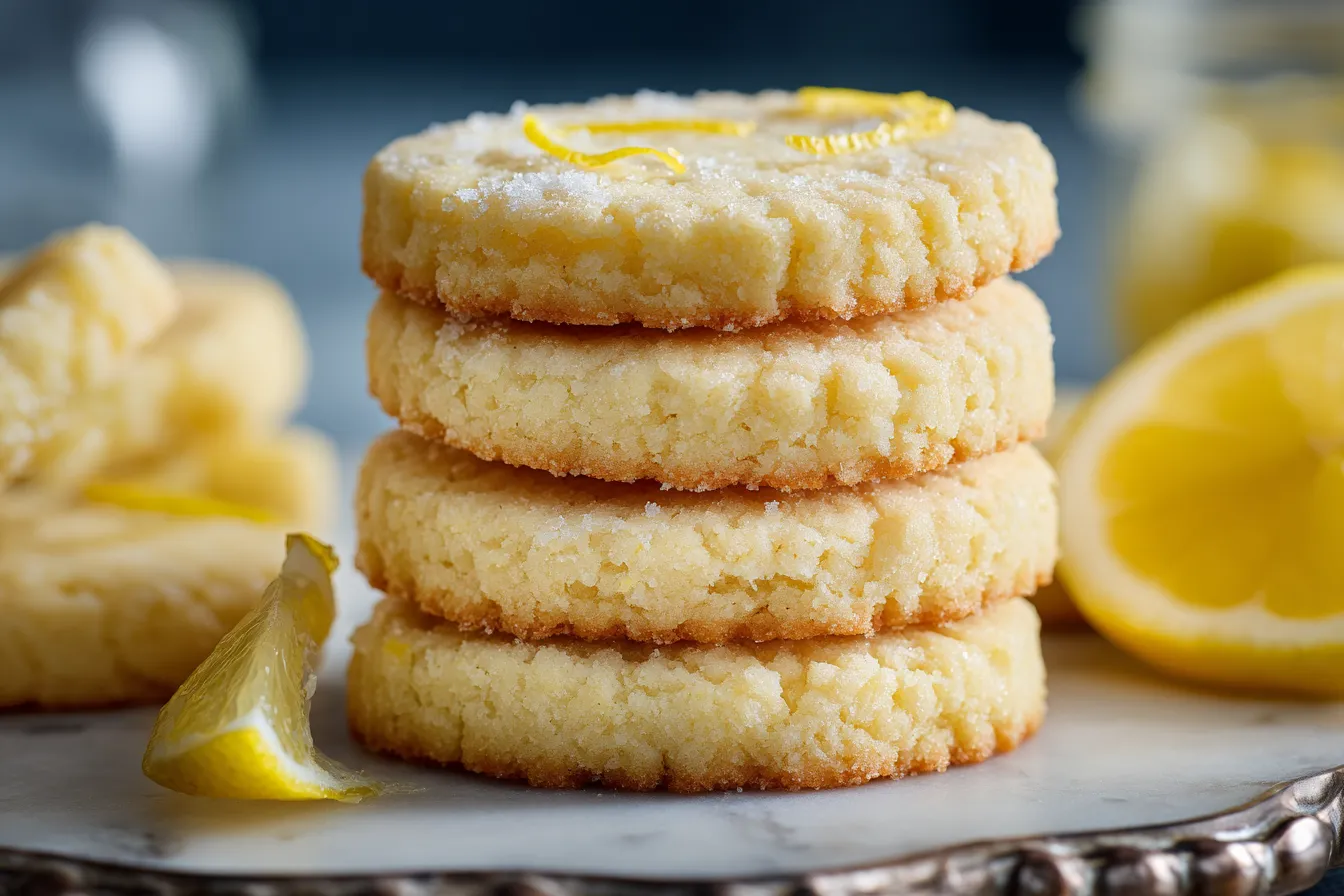 Delicious Vegan Lemon Shortbread Cookies: Make-Ahead Treats!
