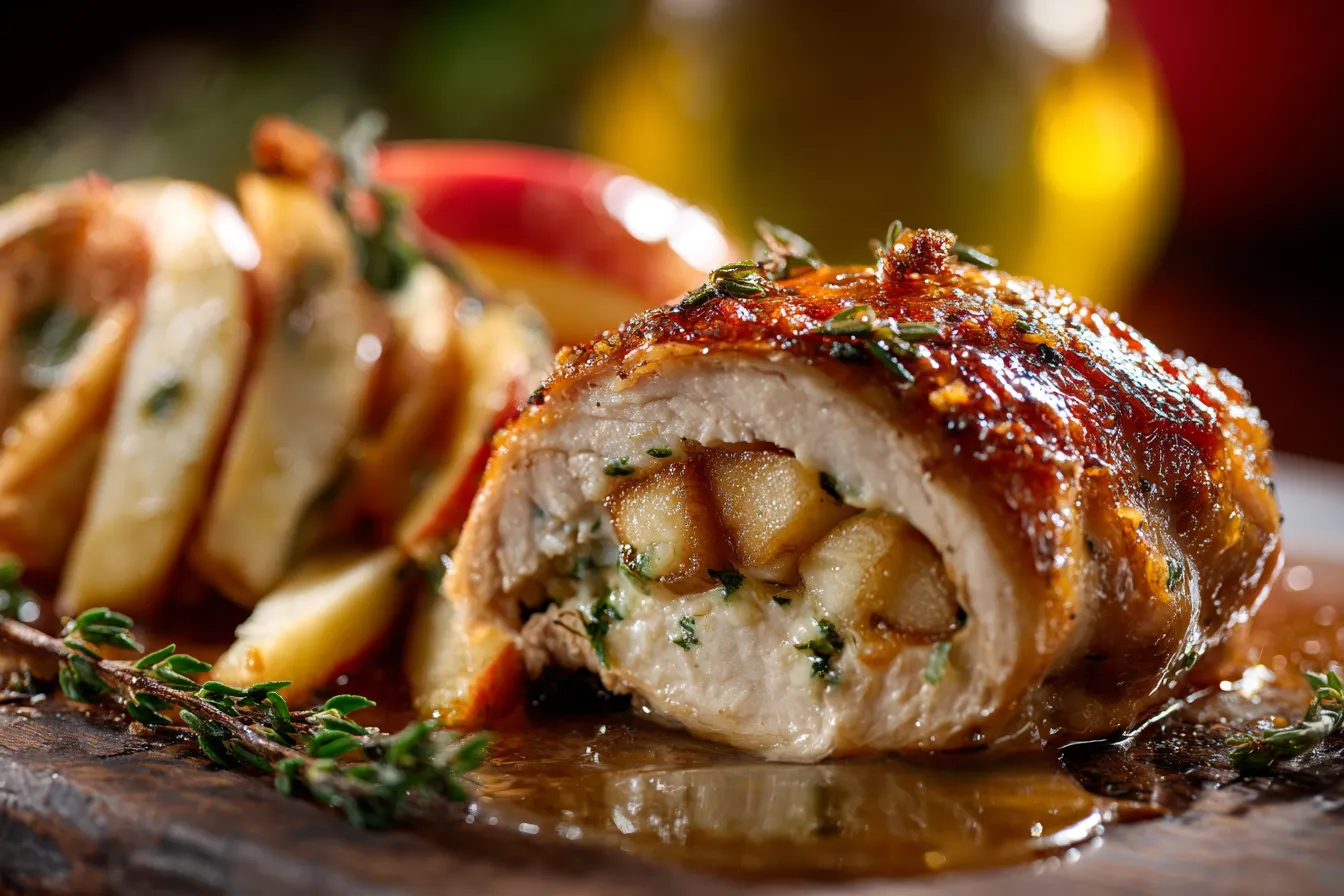 Delicious Apple & Brie Stuffed Chicken Recipe that Wows!