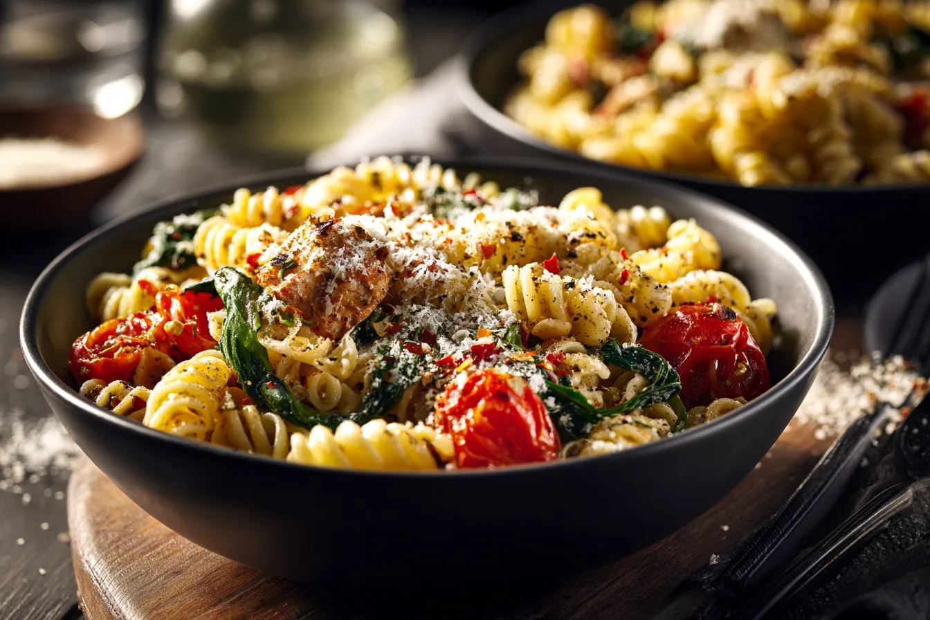 292 balanced protein meal prep high protein garlic parmesan pasta bowls 4 69c273d4a5ee0