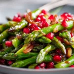 Balsamic Asparagus Salad with Pomegranate for Busy Gatherings