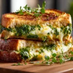 Best Pesto Grilled Cheese