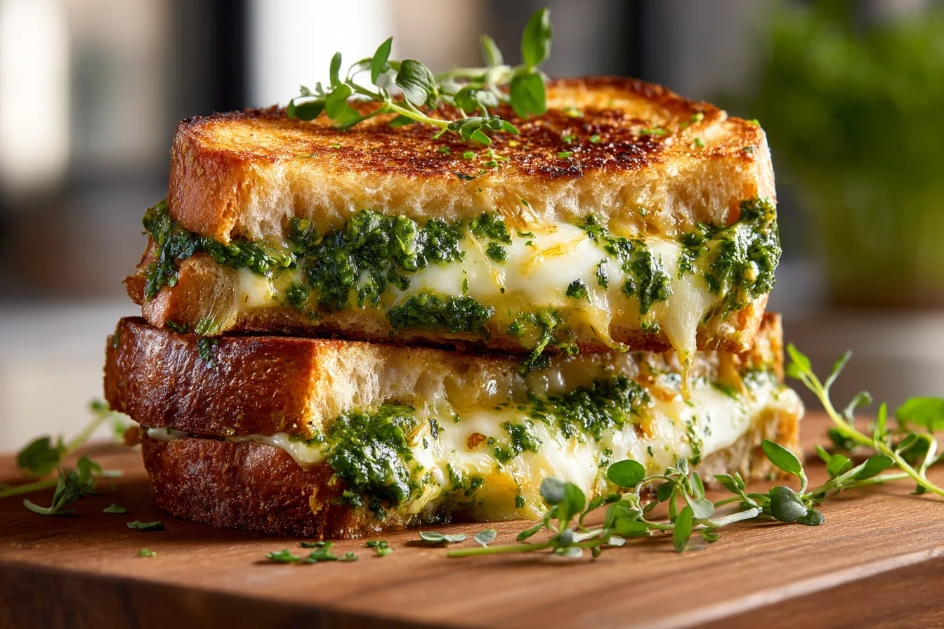 Ultimate Best Pesto Grilled Cheese: Melt-in-Your-Mouth Delight
