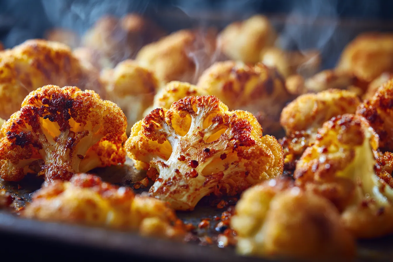 Delicious Caramelized Spicy Cauliflower for Sheet-Pan Cooking