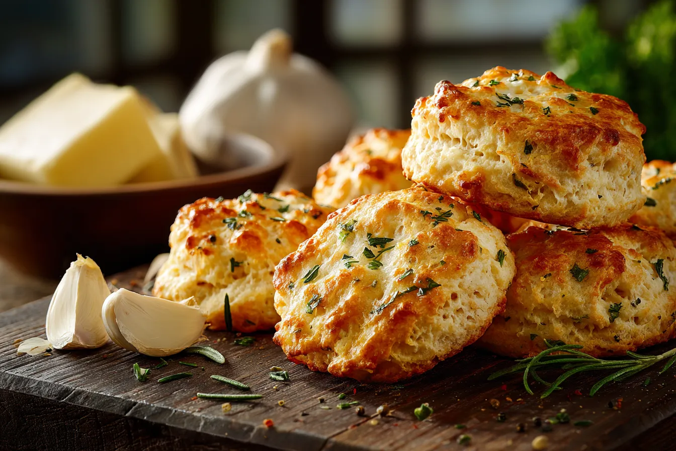 Irresistible Cheese-Garlic Biscuits Recipe: Easy & Quick!