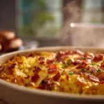 Cheesy Hamburger Hashbrown Casserole