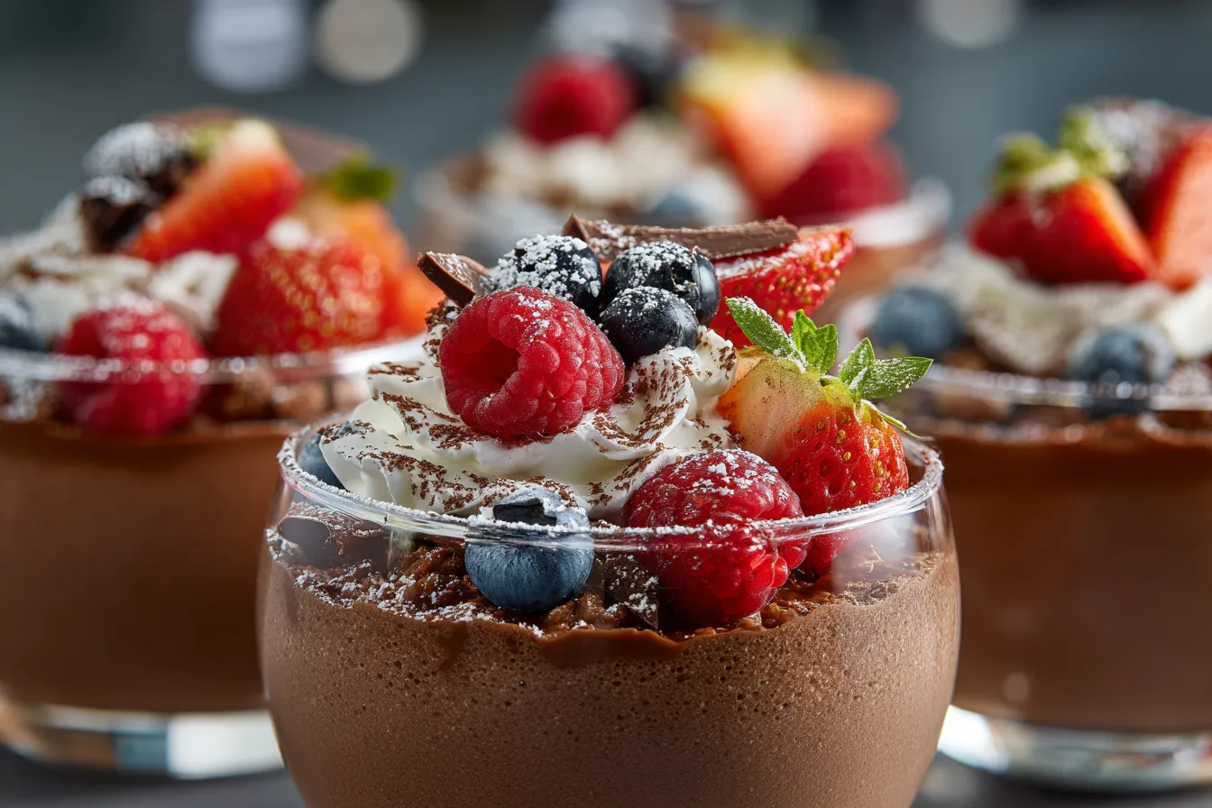 292 chocolate fruit mini trifles for an easy dessert 3 69b75c9555b26