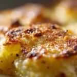 Crispy Parmesan and Gruyere Potato Gratin