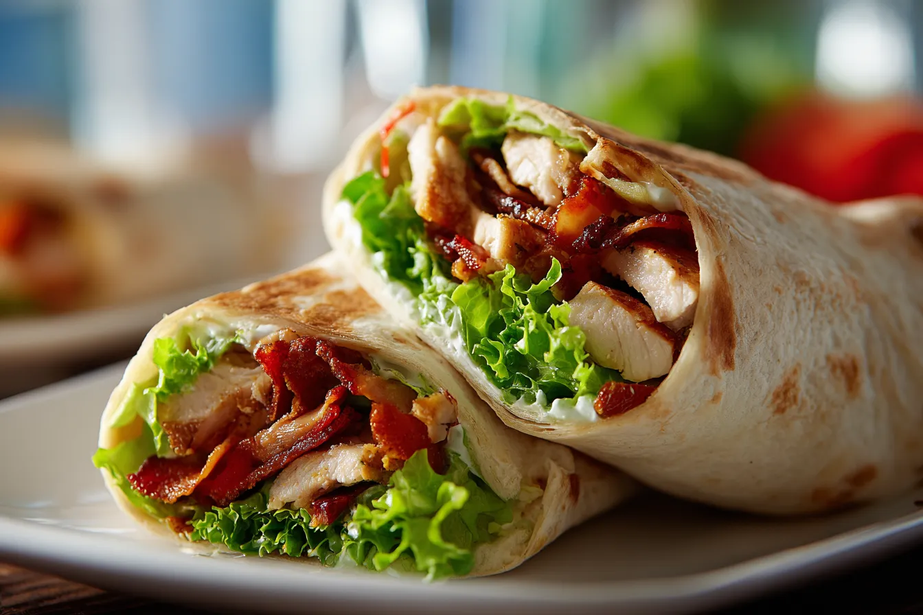 292 delicious chicken caesar salad wraps for lunch 4 69b80b974fee8