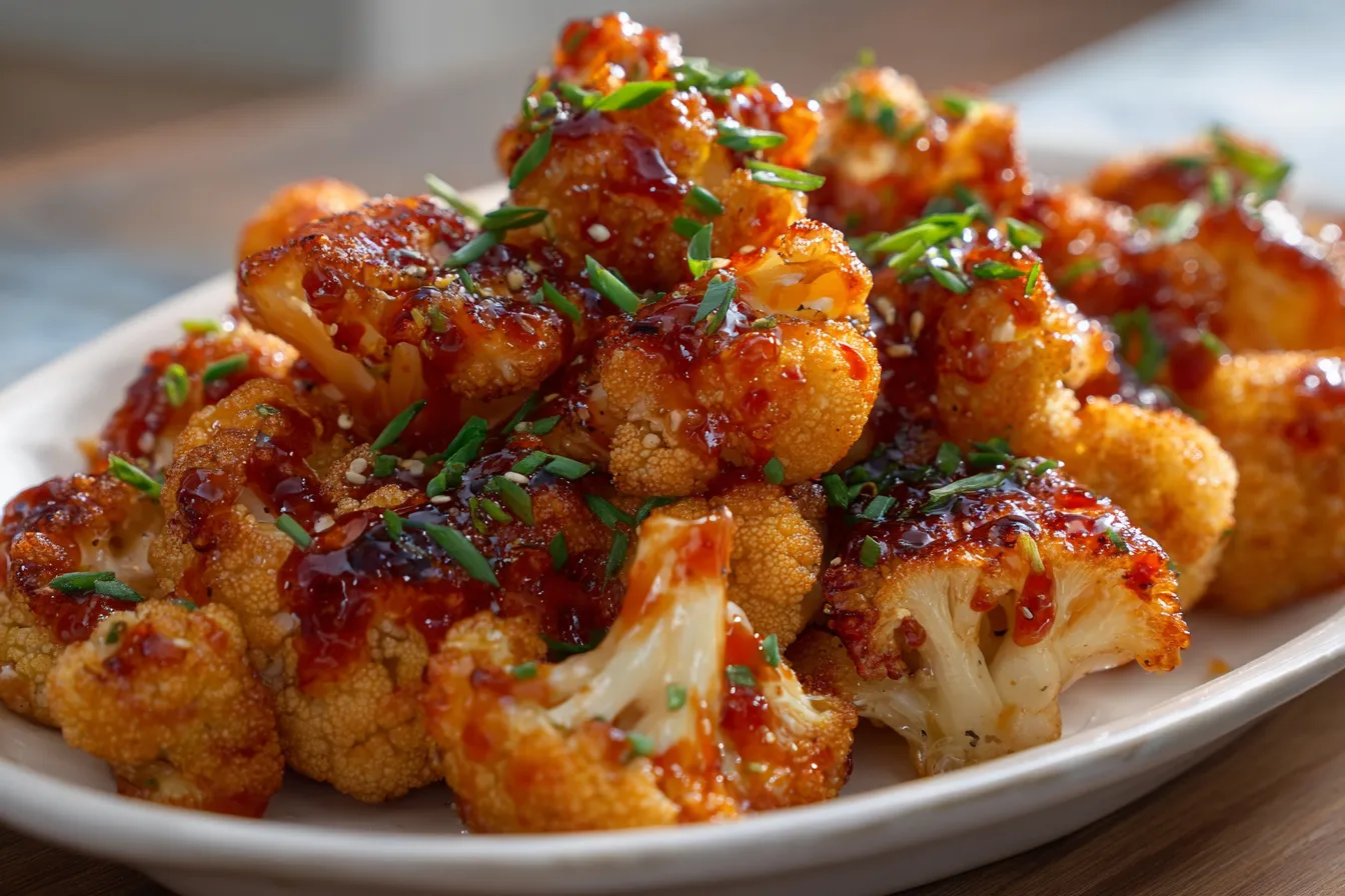 292 delicious maple sriracha cauliflower recipe for a spicy and sweet veggie 2 69a849e739456