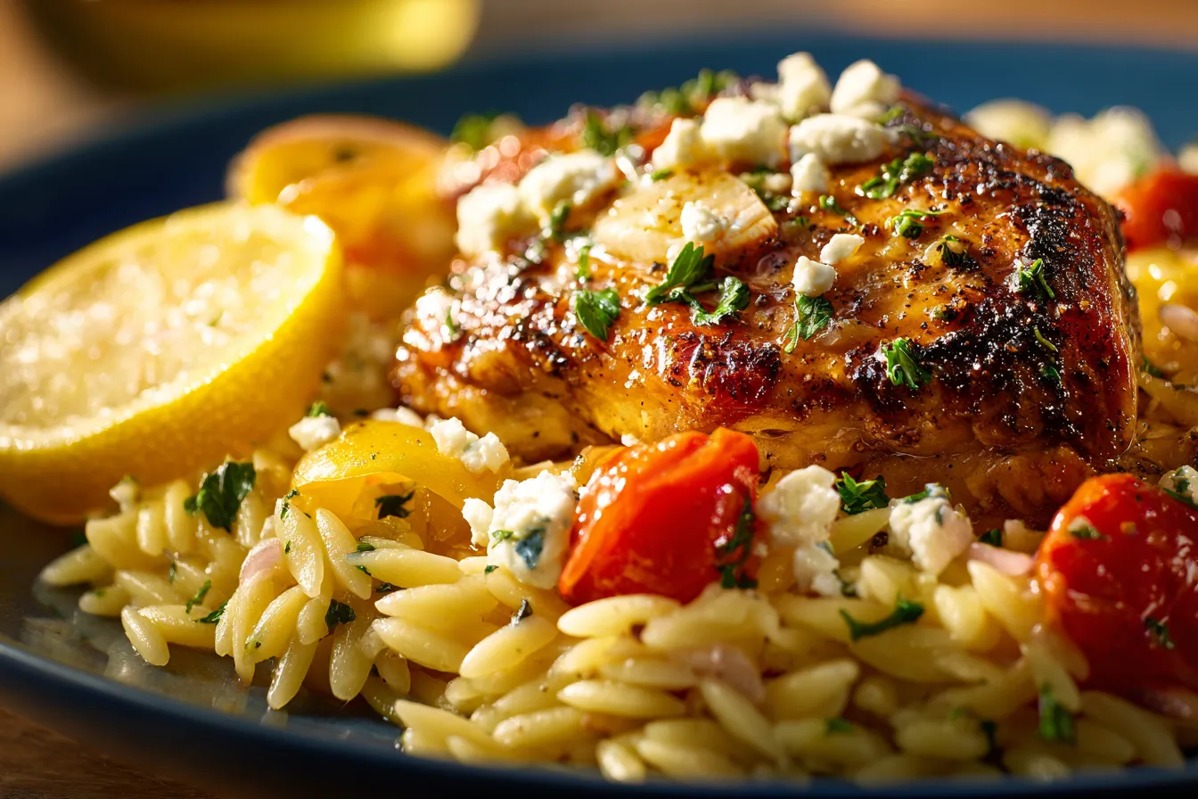 Savory Easy Lemon-Feta Chicken & Orzo for Memorable Gatherings