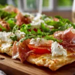 Easy Loaded Flatbread Pizza
