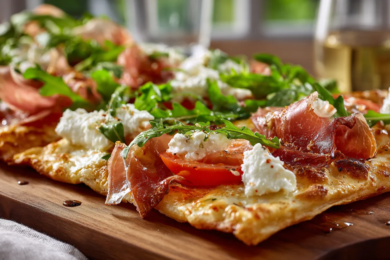 Delicious Easy Loaded Flatbread Pizza: Quick & Irresistible!