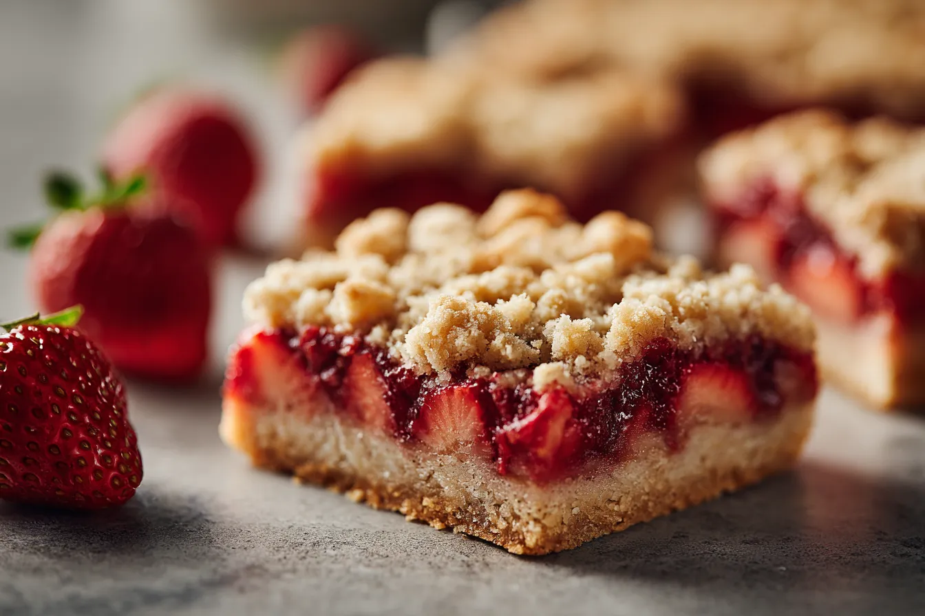 292 everyday strawberry oat squares with a soft crumble top 2 69b4bf842634d