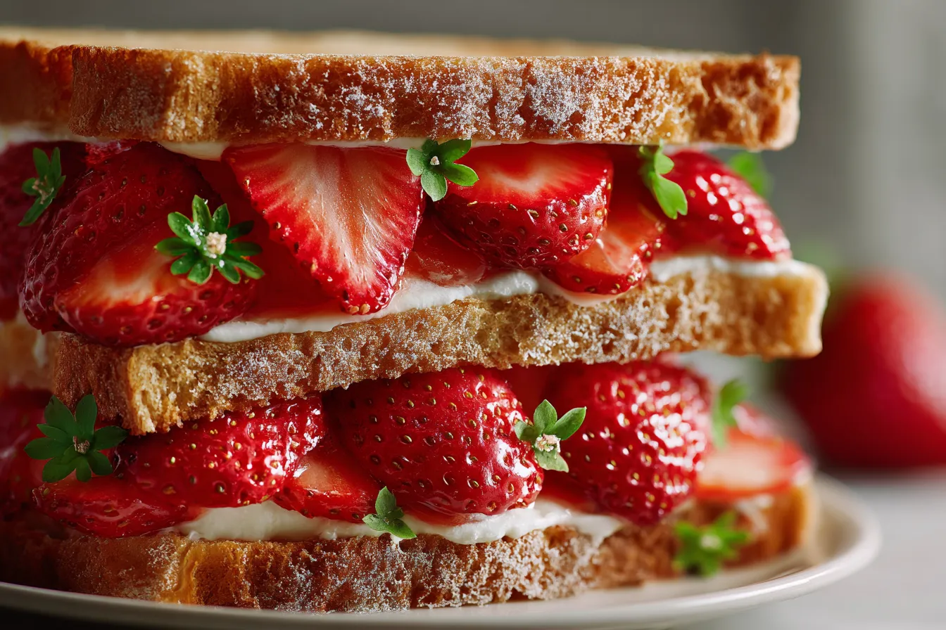 Delicious Everyday Strawb Sandwich: Simple Eating Made Easy