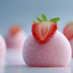 Fresh Strawberry Mochi for Light After-Dinner Sweets