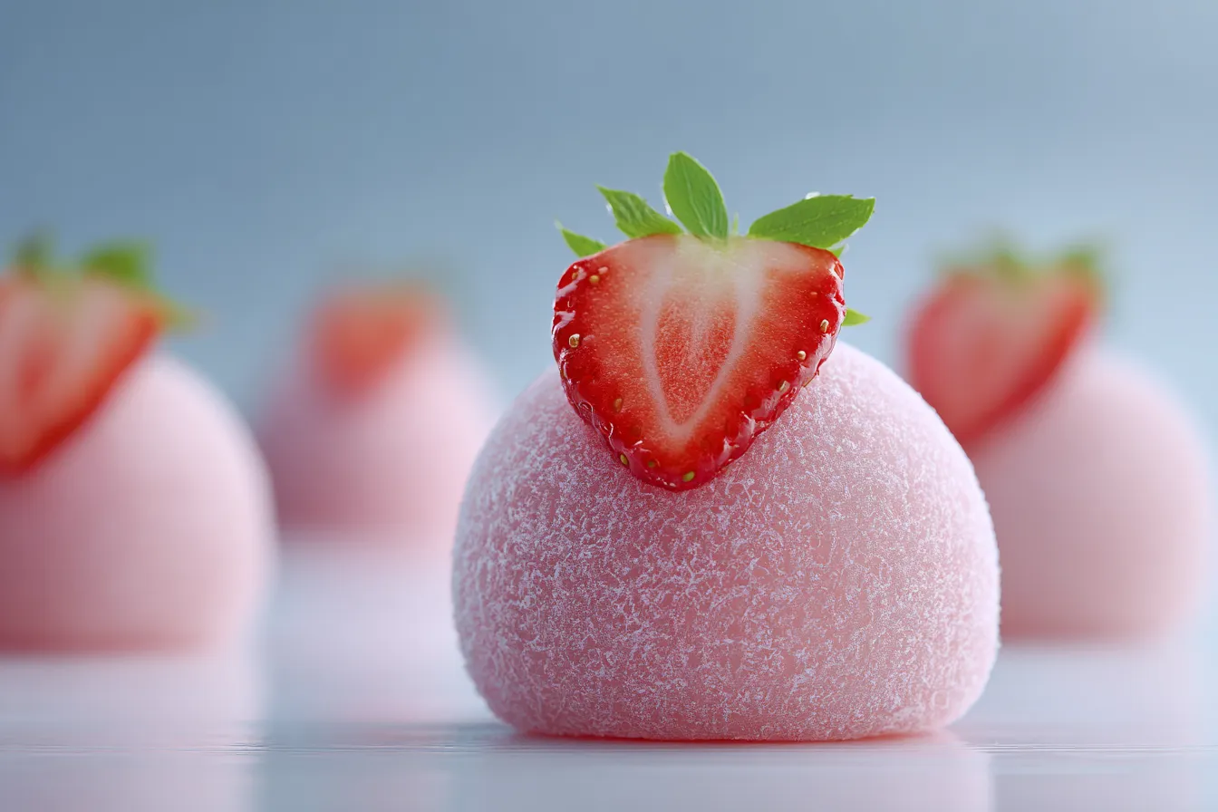 Irresistible Fresh Strawberry Mochi: Light After-Dinner Delight
