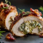Herbed Ricotta Stuffed Chicken Rolls
